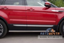 Защита порогов на Range Rover Evoque Prestige-1