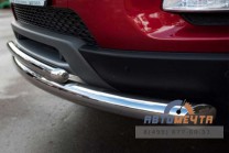 Защита переднего бампера на Range Rover Evoque