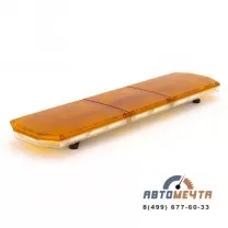 Проблесковая авто люстра Буран 220 Вт оранжевый стробоскоп с пультом на проводе