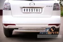 Защита заднего бампера для Mazda CX-7 2010-