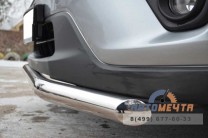 Защита переднего бампера на Mazda CX-5 2011-, нерж-0