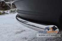 Защита заднего бампера на Mazda CX-5 2011--1