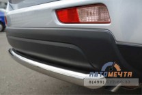 Защита заднего бампера на Mitsubishi Outlander 2012-1