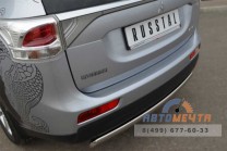 Защита бампера задняя на Mitsubishi Outlander 2012