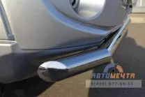 Защита бампера передняя на Mitsubishi Pajero 4 2012