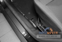 Накладки на ковролин передние (2 шт ABS) Рено Дастер 2021--3