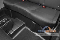 Накладки на ковролин заднего ряда (3 шт ABS) Рено Дастер 2021--3