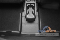 Накладки на ковролин заднего ряда (3 шт ABS) Рено Дастер 2021--5