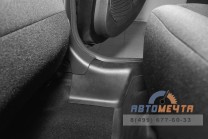 Накладки на ковролин задние (2 шт ABS) Рено Дастер 2021--2