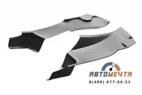 Накладки на ковролин задние (ABS) на LADA Ларгус 5-7 местн.