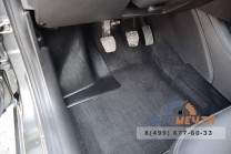 Накладки на ковролин передние для ног водителя и пассажира (2 шт ABS) Lada Веста c 2015 / SW / SW Cross c 2017-1