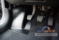 Накладки на ковролин передние для ног водителя и пассажира (2 шт ABS) Lada Веста c 2015 / SW / SW Cross c 2017-3