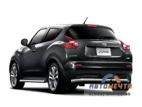 Защита заднего бампера Nissan Juke 4х4 2011-2014	
