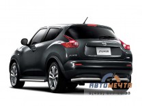 Защита заднего бампера нерж. Nissan Juke 4х4 11-14	-0