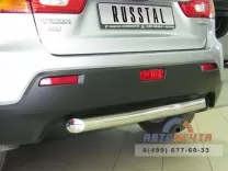 Защита заднего бампера на Nissan Murano 2009-