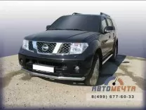 Защита переднего бампера на Nissan Pathfinder 96-04