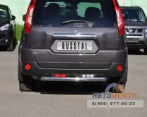 Защита заднего бампера для Nissan X-Trail 2011-
