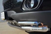 Защита переднего бампера на Opel Antara 2012--2