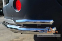 Защита заднего бампера на Opel Antara 2012--2