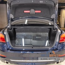Органайзер в багажник для BMW G30 и F90 с отсеком под докатку-17