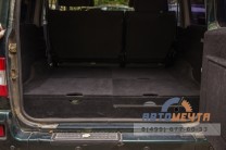 Органайзер (рундук, спальник) в багажник УАЗ Патриот дорестайлинг (2007-2014) со столиком. Карпет.-1