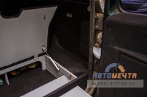 Органайзер (рундук, спальник) в багажник УАЗ Патриот дорестайлинг (2007-2014) со столиком. Карпет.-8