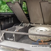 Органайзер в багажник УАЗ Патриот с 2015 г.в. под запасное колесо-12