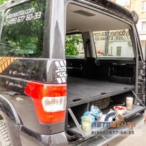Органайзер в багажник УАЗ Патриот с 2015 г.в. под запасное колесо-13