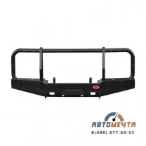 Передний силовой бампер УАЗ Хантер Трофи База с площадкой лебёдки, лифт 65 мм