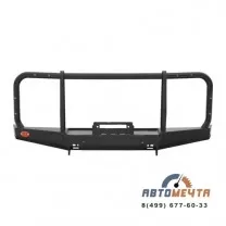 Передний силовой бампер УАЗ Буханка (Трофи База Дуга с площадкой лебедки) Передний силовой бампер УАЗ Буханка (Трофи База Дуга с площадкой лебедки)