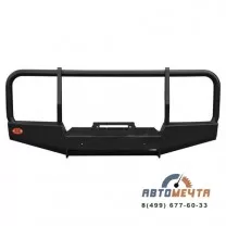 Передний силовой бампер УАЗ Хантер Туризм База с площадкой лебёдки, Стандарт и лифт до 50 мм