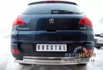 Защита заднего бампера для Peugeot 3008