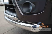 Защита переднего бампера для Peugeot 4007