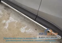 Пороги труба на CHERY TIGGO 63 мм, сферич. наконечники