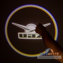 Проекция логотипа УАЗ в низ двери, LED 2 шт-2