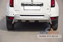 Защита заднего бампера Дуга 51 мм НПС Рено Дастер 2012-2020 / Nissan Terrano с 2014