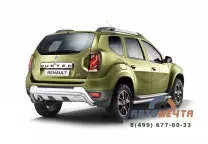 Защита порогов 63 мм Renault Duster 2016- Защита порогов 63 мм Renault Duster 2016-