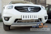 Защита бампера передняя на Renault Koleos 2012--2