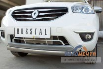 Защита бампера передняя на Renault Koleos 2012-
