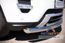 Защита переднего бампера для Renault Koleos 2012-