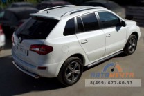 Пороги для Renault Koleos из нержавейки-3