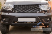 Решетка радиатора Триада УАЗ Патриот Рестайлинг в ЦВЕТ кузова -0