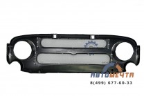 Решетка радиатора Классика с сеткой (накладка, облицовка АБС) УАЗ 469/Хантер -1