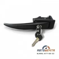 Ручка двери наружная передняя и боковая УАЗ Буханка с покрытием черная (450-6105151-10 1 шт)