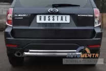 Защита бампера задняя на Subaru Forester 2008-