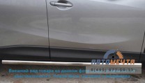 Пороги на Subaru Tribeca EVRO, нержавейка-1