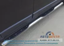 Пороги на Suzuki Grand Vitara 08-11, нерж.