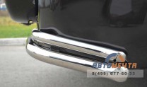 Защита заднего бампера на Suzuki Grand Vitara 12-