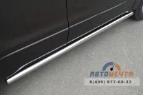Пороги труба из нерж на Suzuki Grand Vitara 12-