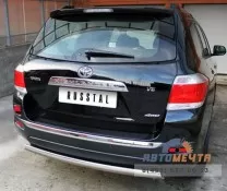 Защита заднего бампера для Toyota Highlander 2010